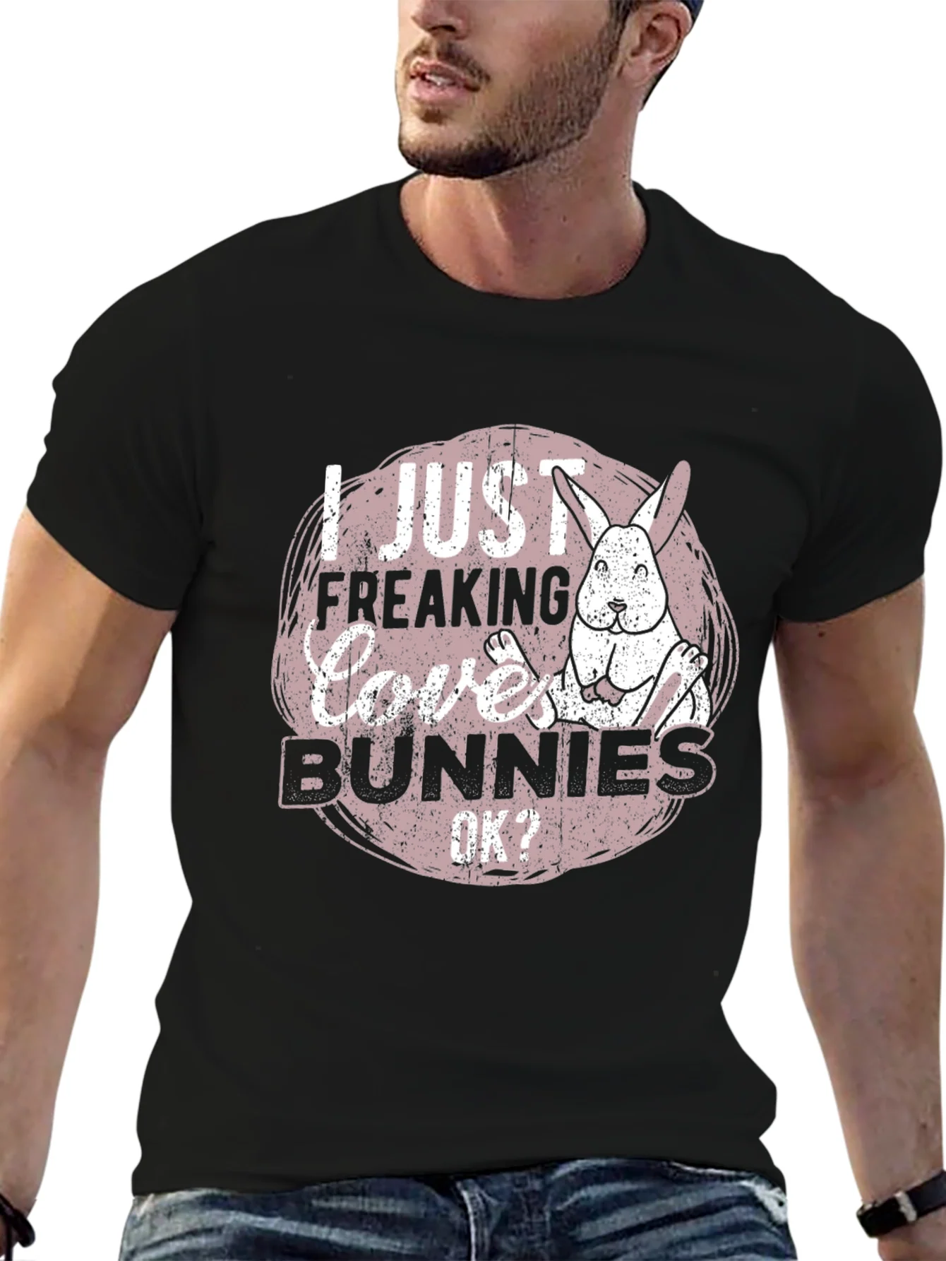 Camiseta Amo a los conejitos - Dise?o divertido