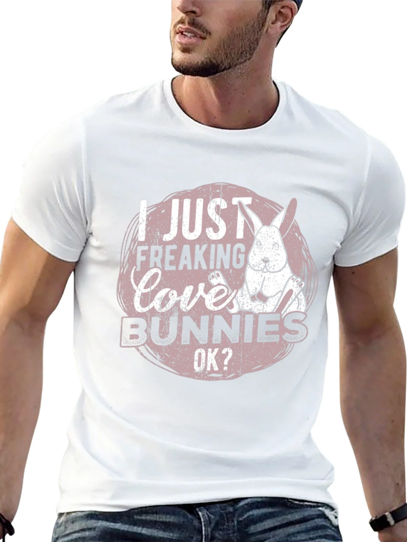 Camiseta Amo a los conejitos - Dise?o divertido