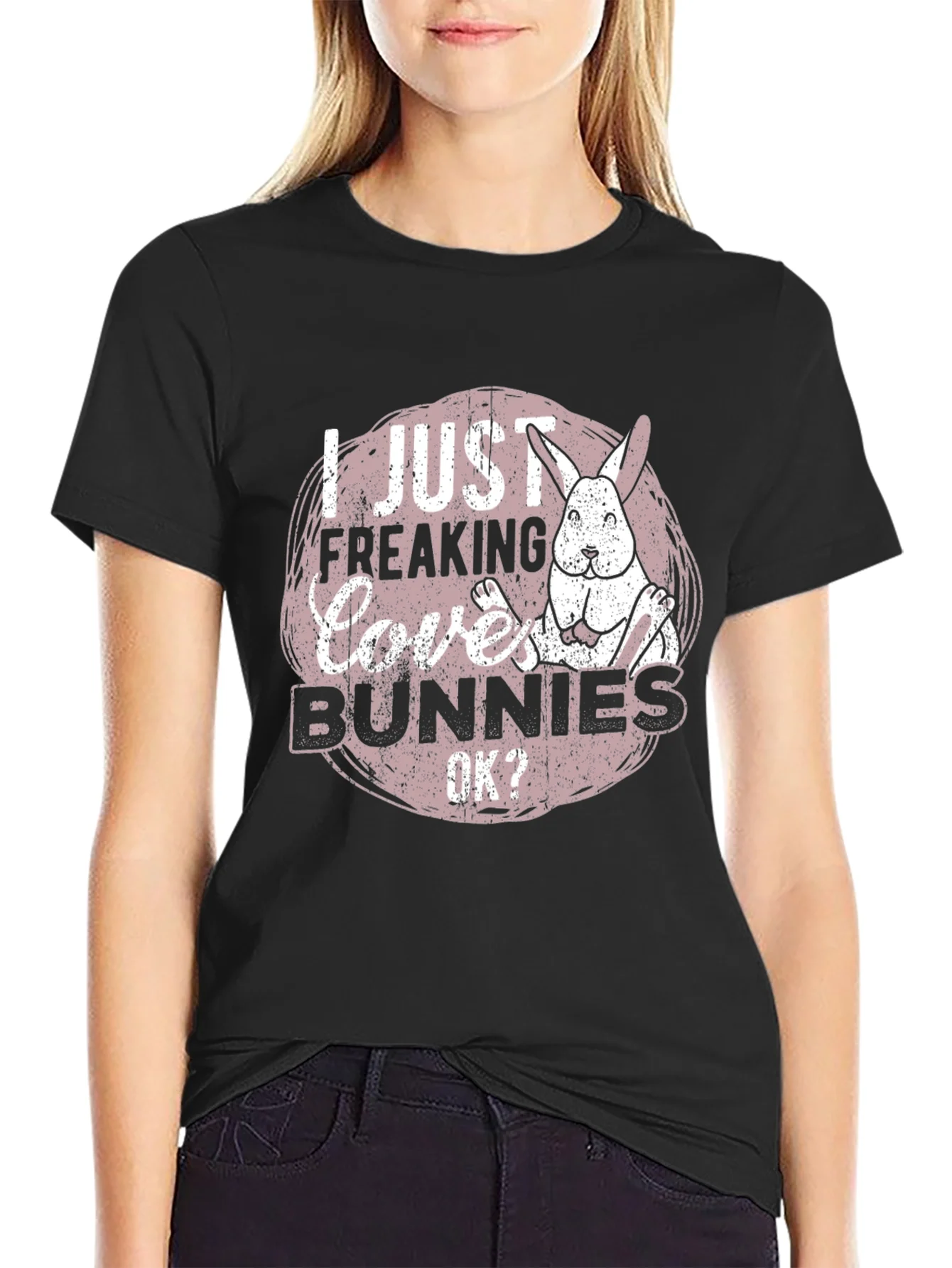 Camiseta Amo a los conejitos - Dise?o divertido
