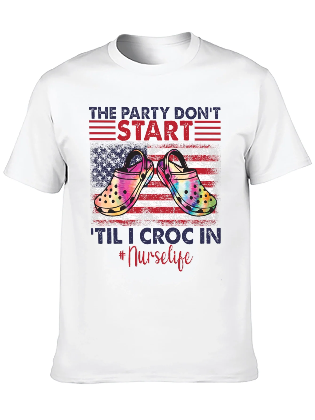 Camiseta The Party Dont Start Til I Croc In