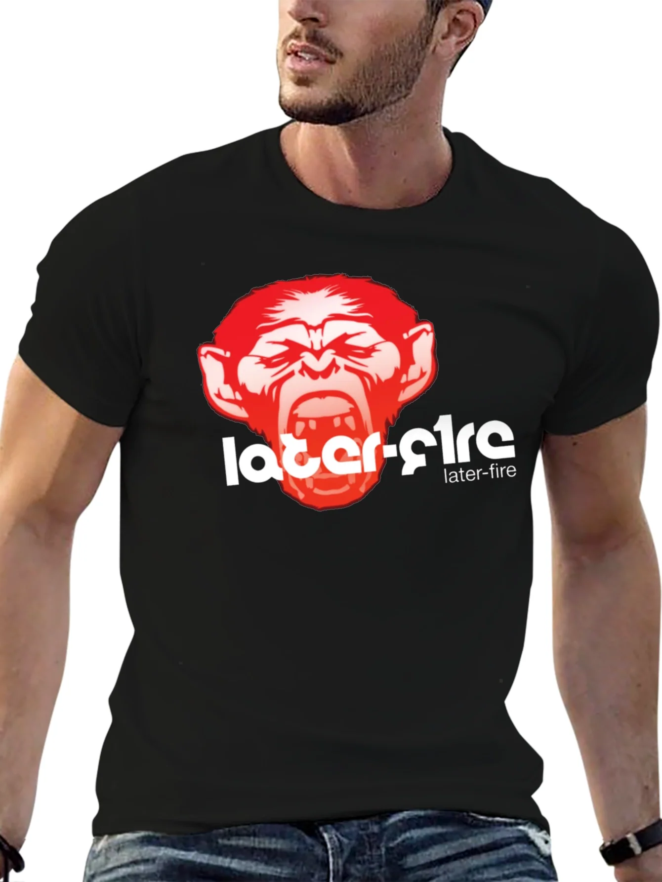 Rebbecca Later-Fire Graphic Tee - Bold Monkey Design