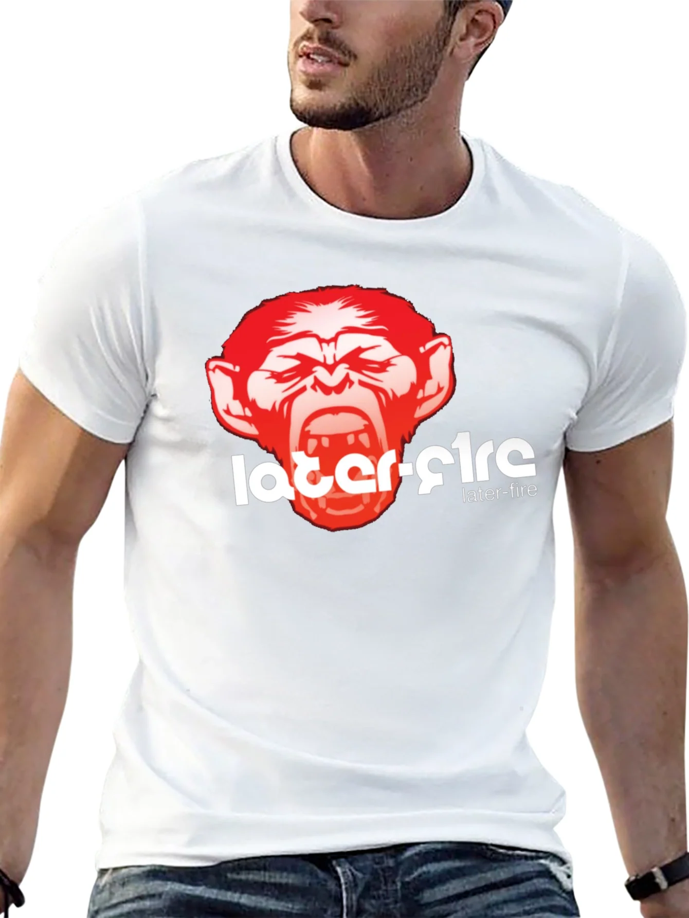 Rebbecca Later-Fire Graphic Tee - Bold Monkey Design