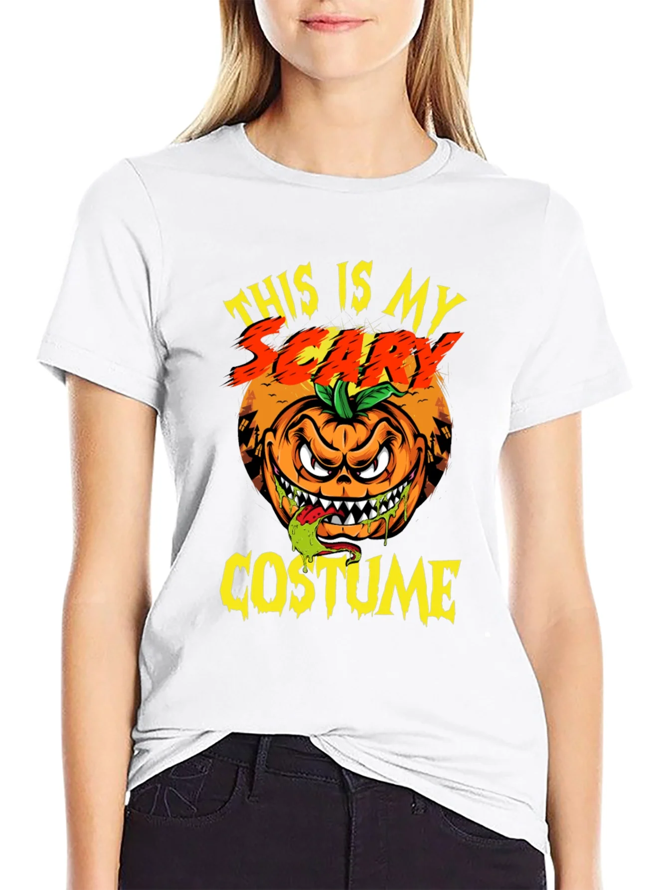 Camiseta Halloween Este Es Mi Disfraz