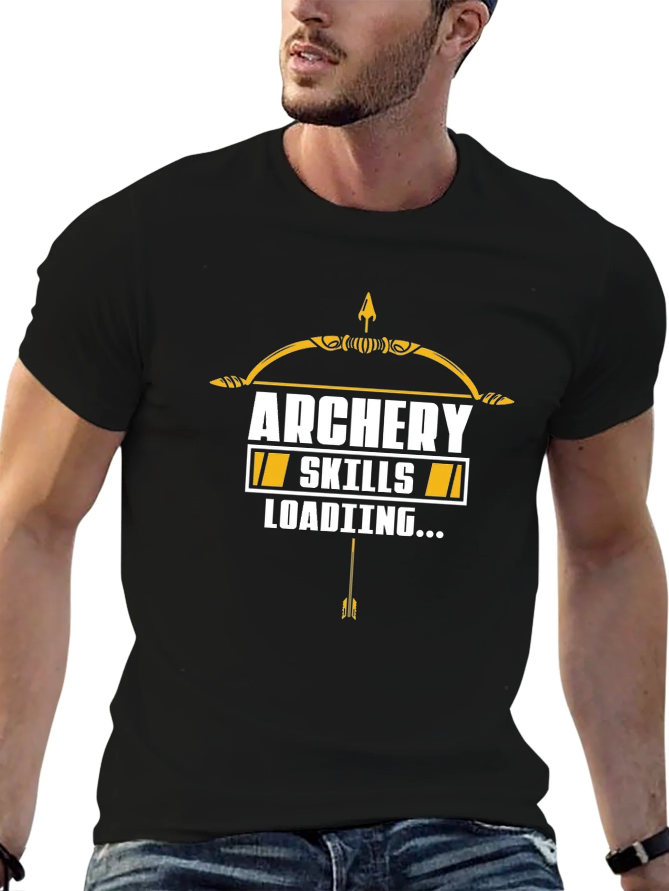 Camiseta Negra Archery Skills Loading