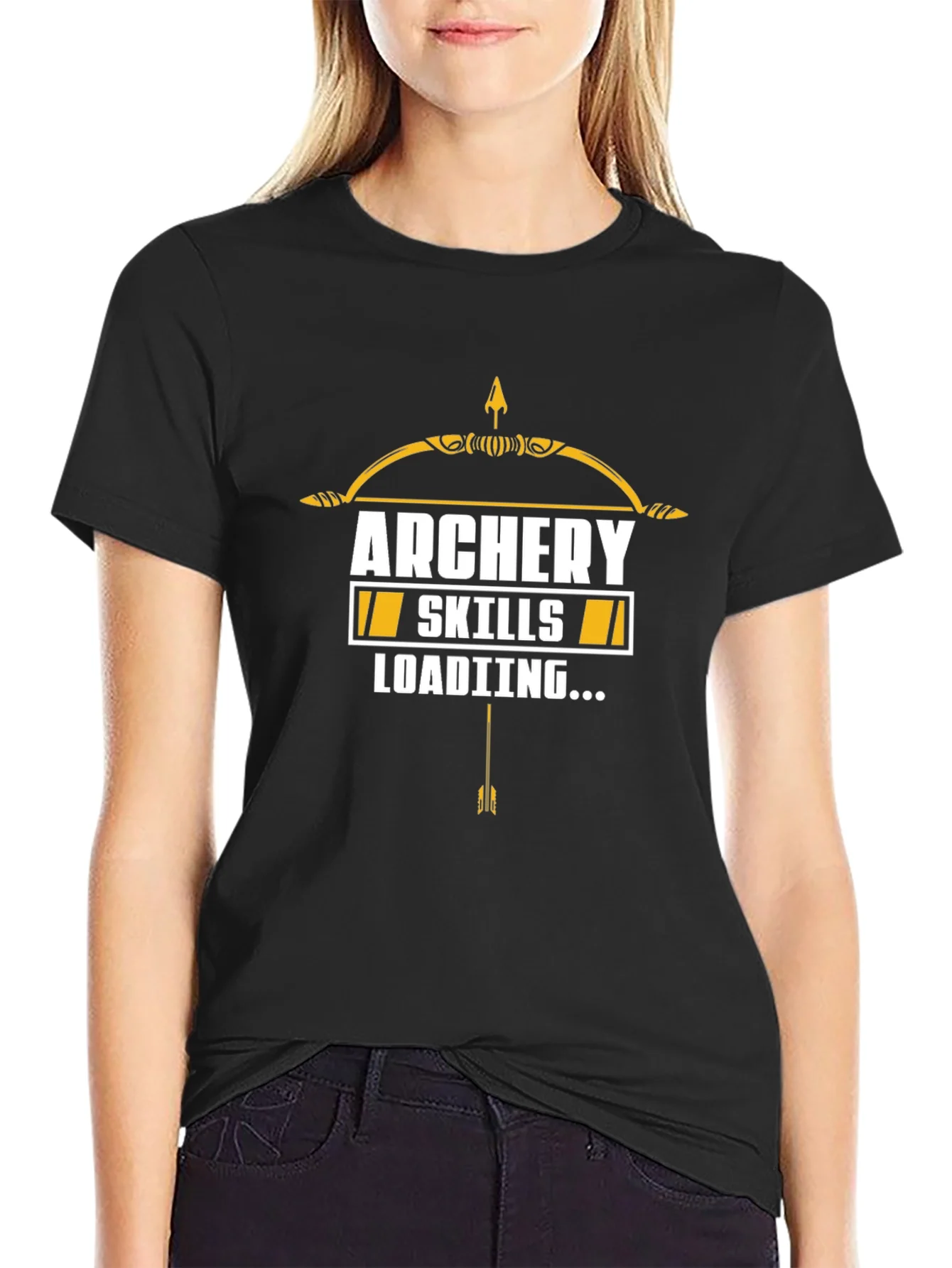 Camiseta Negra Archery Skills Loading