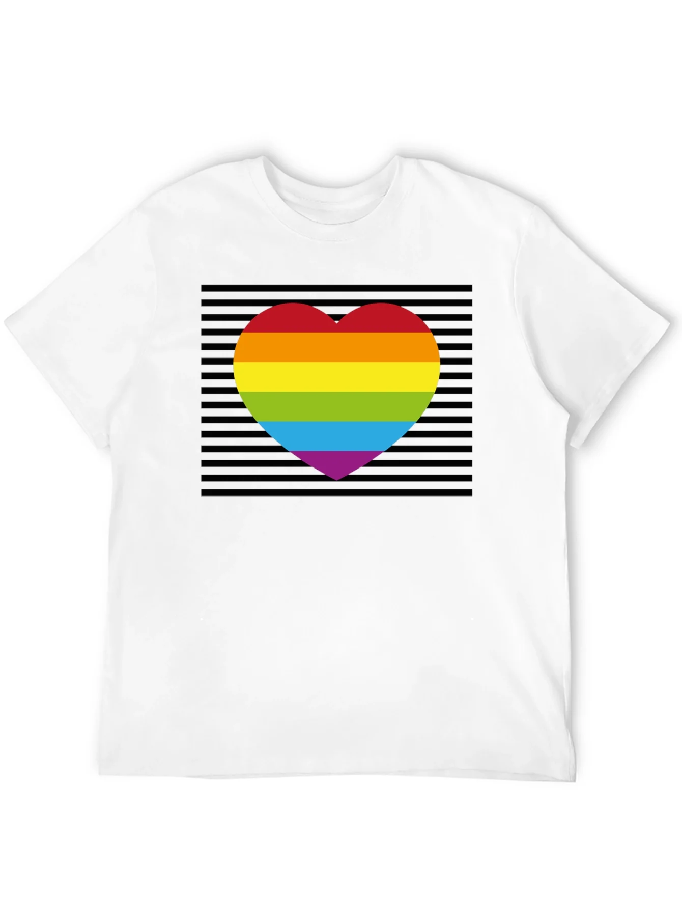 Camiseta Negra Coraz¨®n Orgullo LGBT