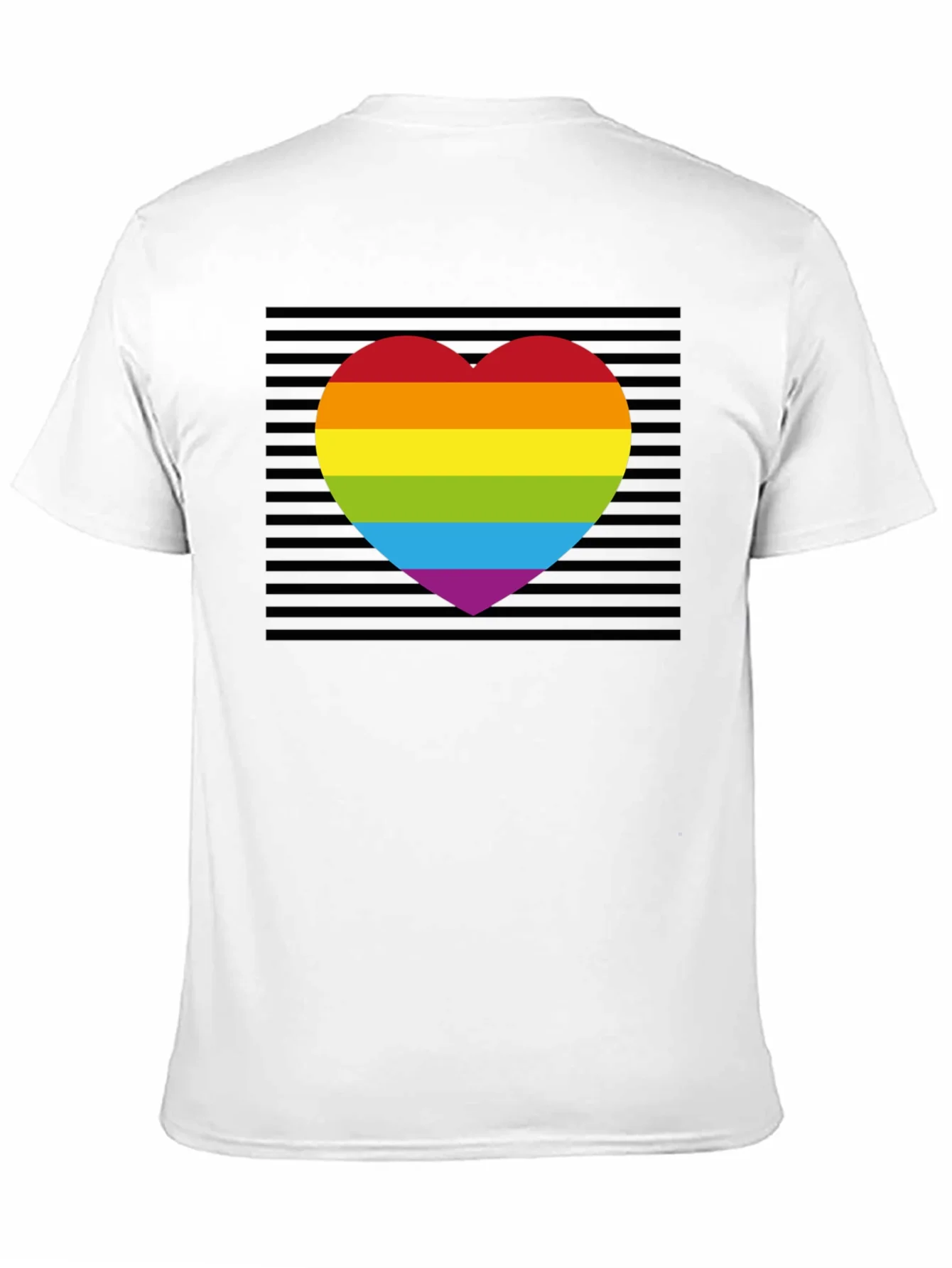 Camiseta Negra Coraz¨®n Orgullo LGBT