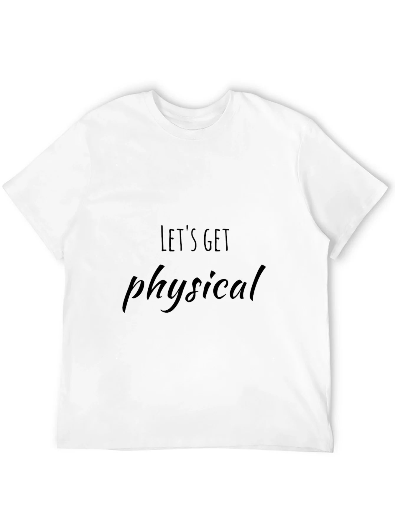 Rebbecca Lets Get Physical Graphic Tee - Black