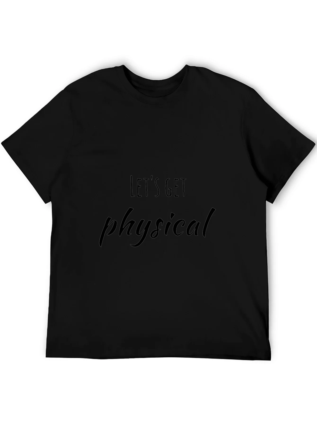 Rebbecca Lets Get Physical Graphic Tee - Black