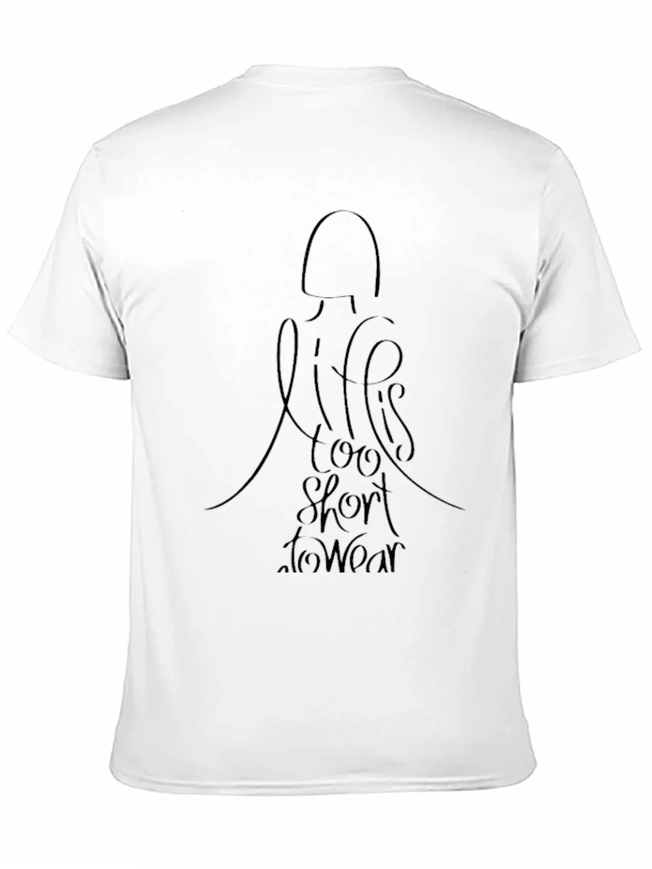 Rebbecca Life is Too Short T-Shirt - Black