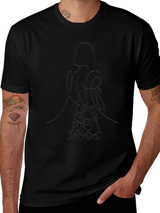 Rebbecca Life is Too Short T-Shirt - Black