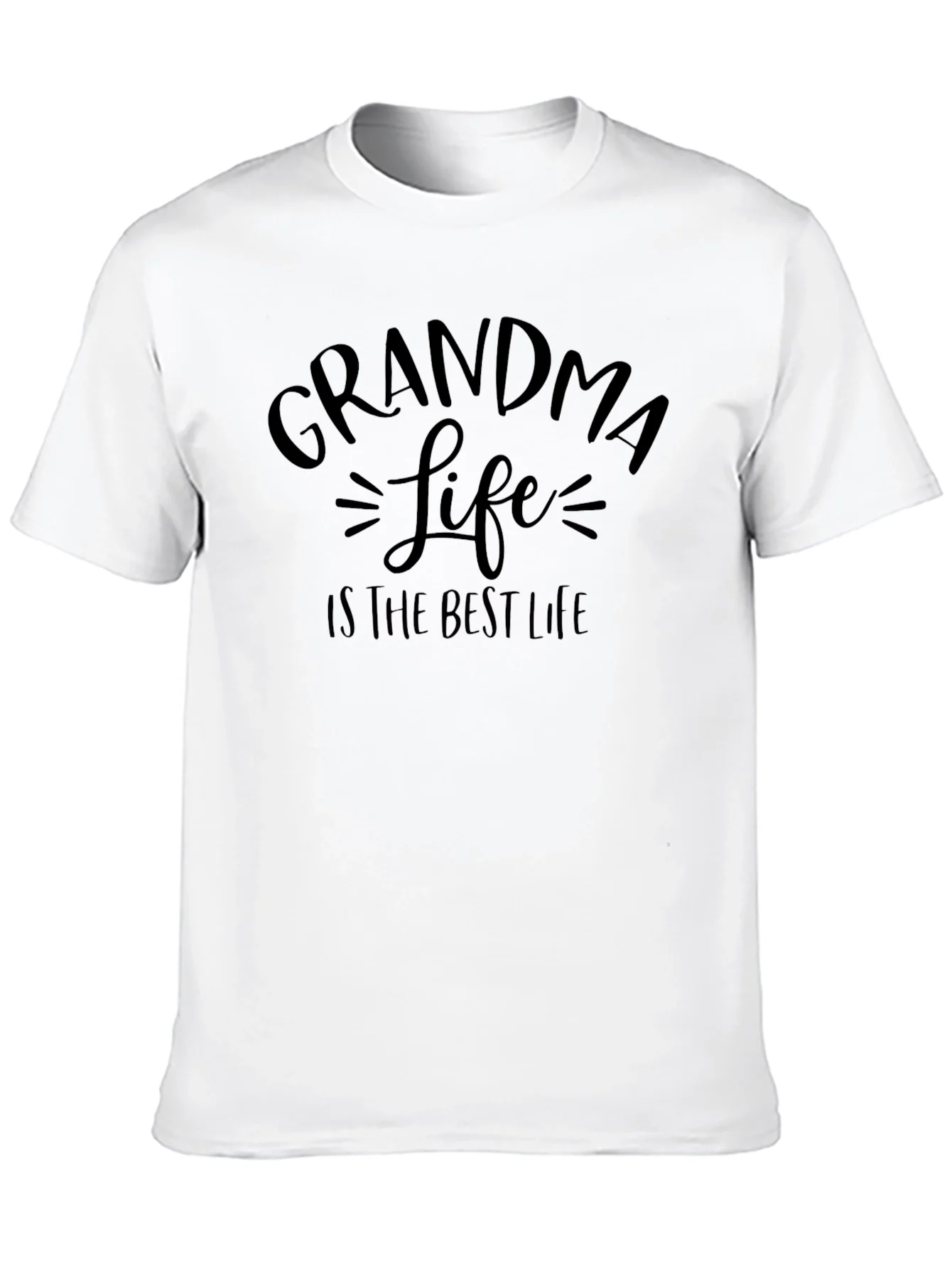 Camiseta Negra Grandma Life is the Best Life
