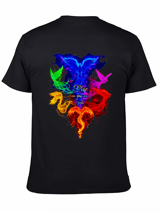 Rebbecca Rise From Your Ashes Pride Phoenix Graphic Tee
