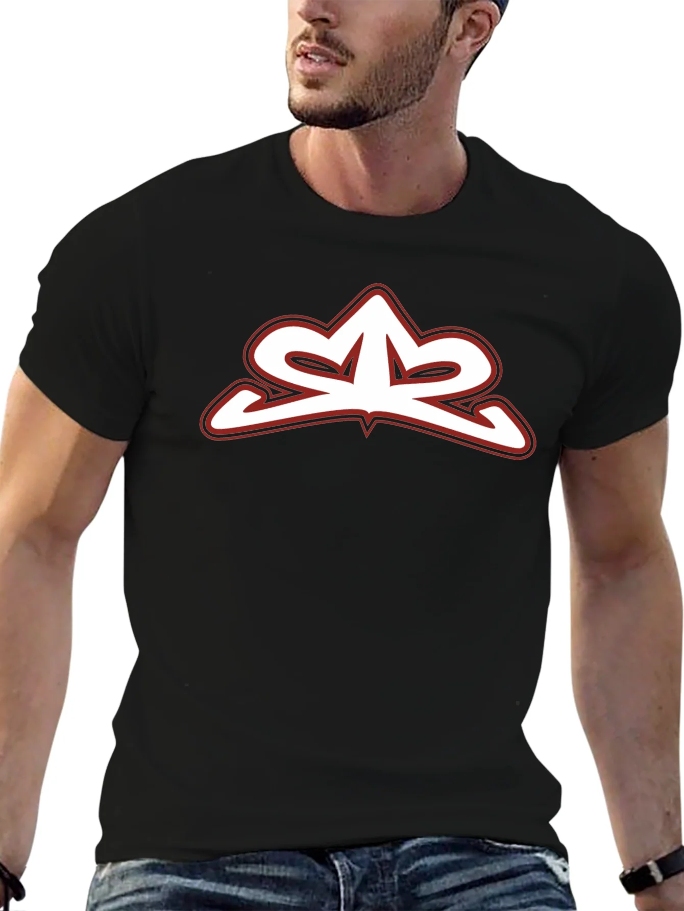 Camiseta Negra con Logo Distintivo