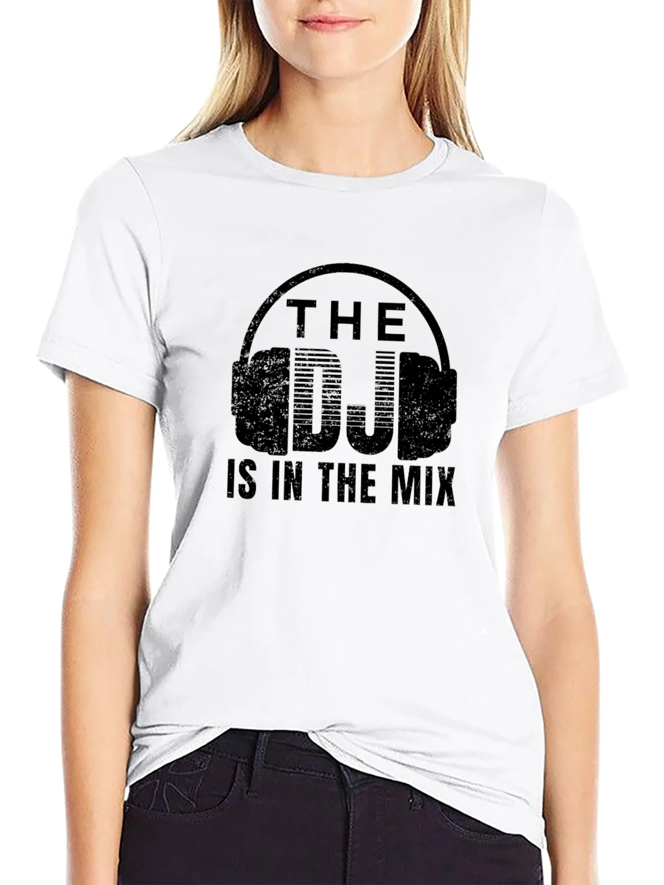 Rebbecca The DJ is in the Mix Graphic T-Shirt