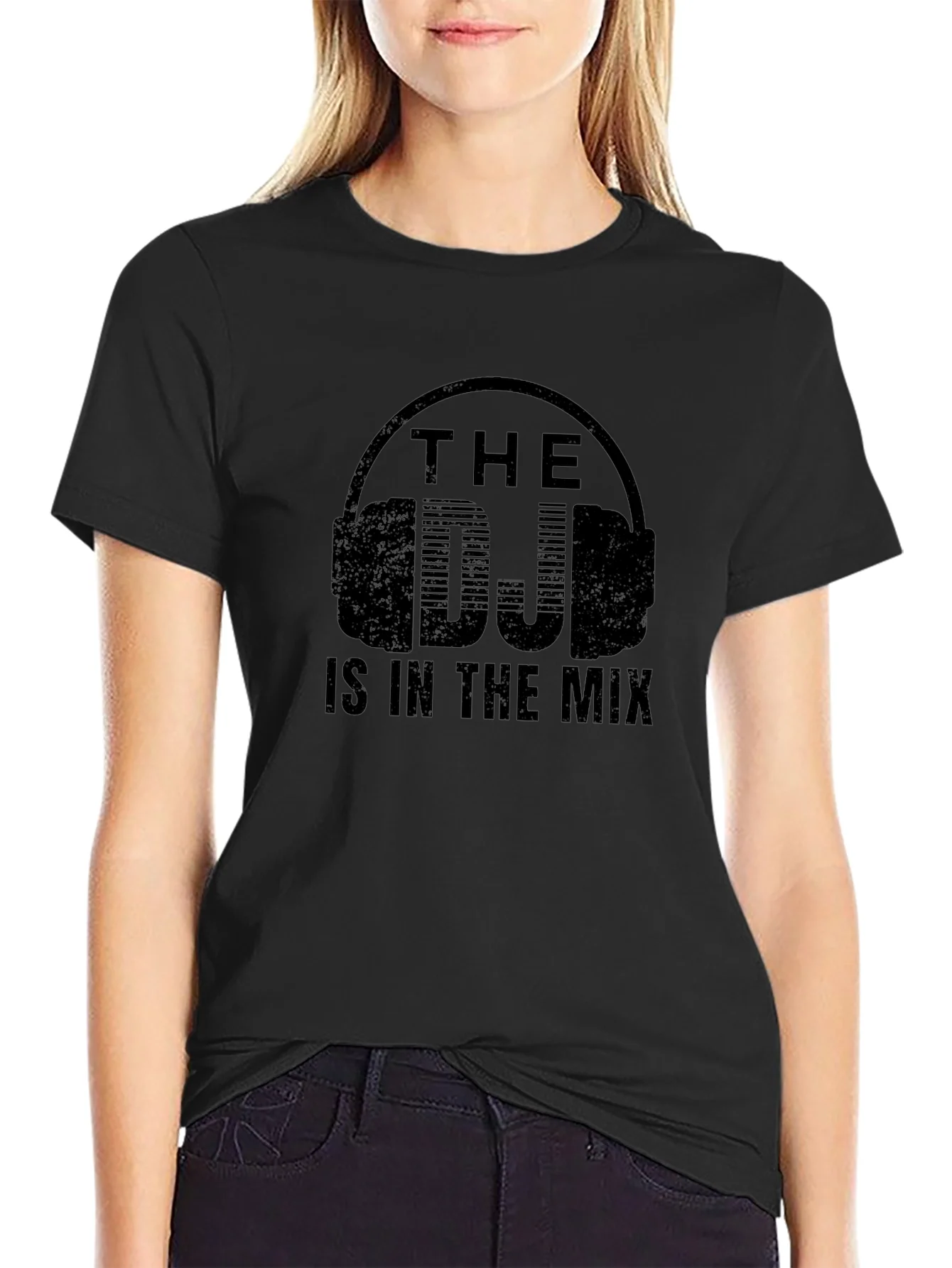 Rebbecca The DJ is in the Mix Graphic T-Shirt