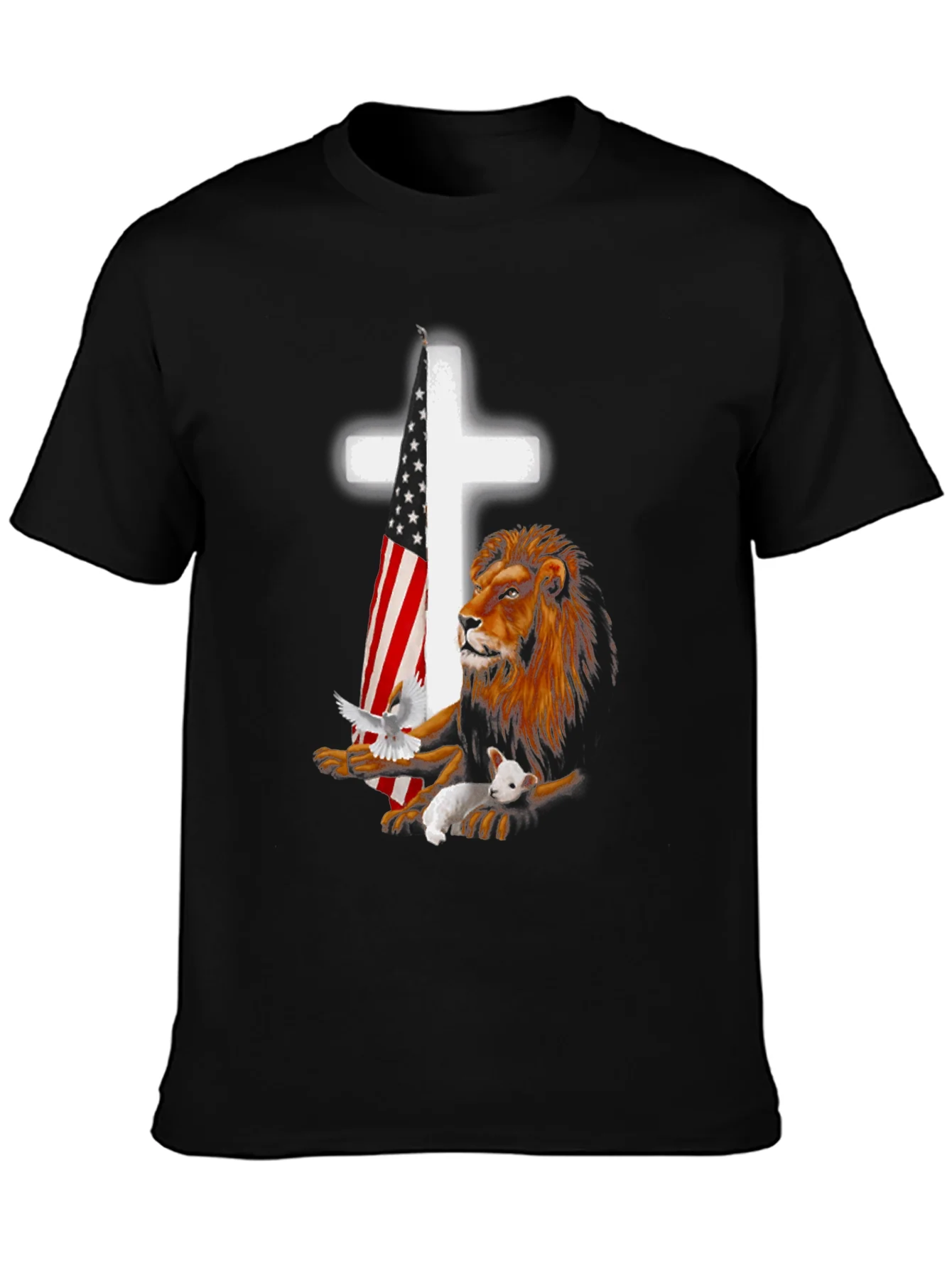 Rebbecca Lion and Lamb Christian T-Shirt