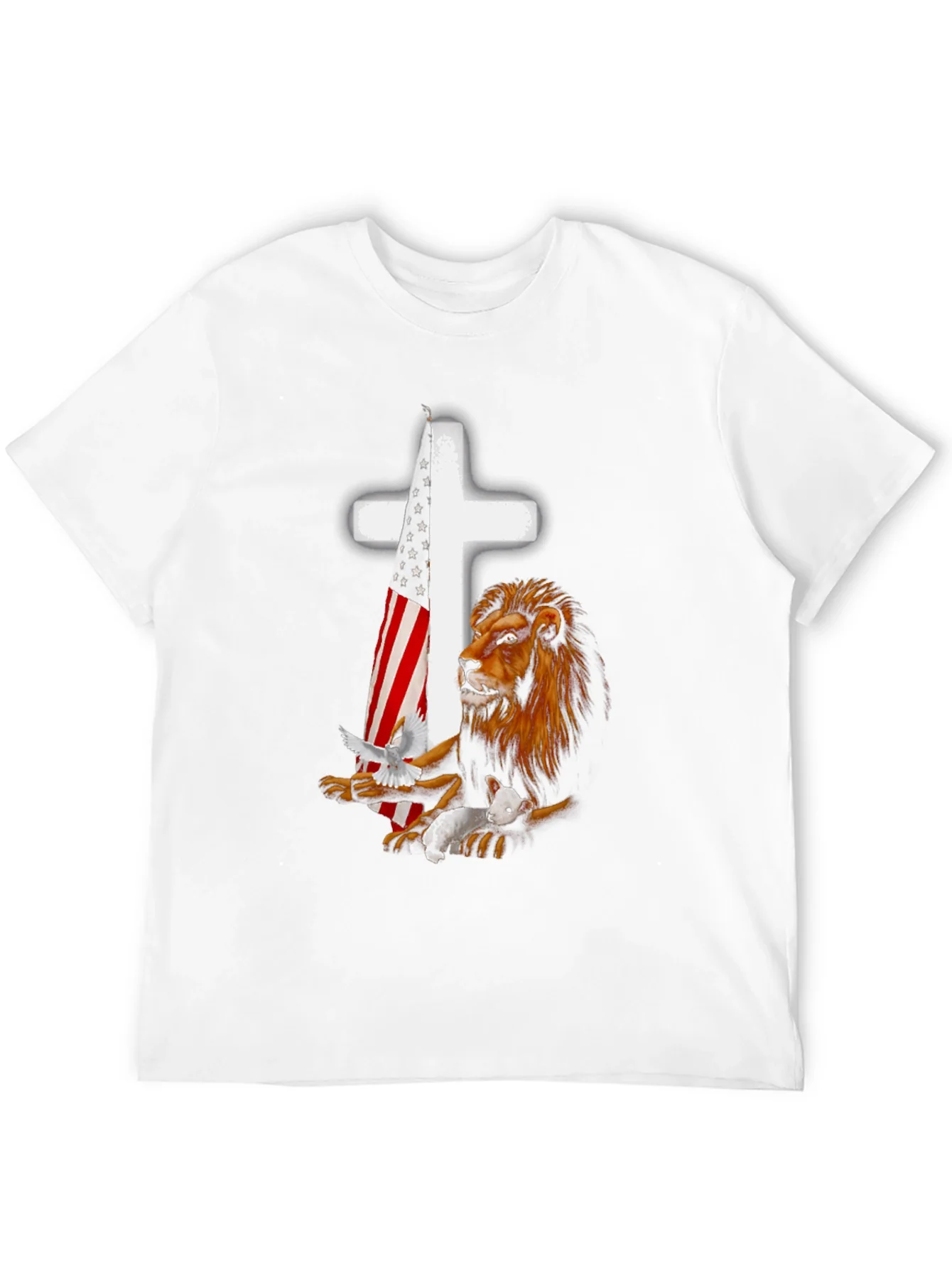 Rebbecca Lion and Lamb Christian T-Shirt