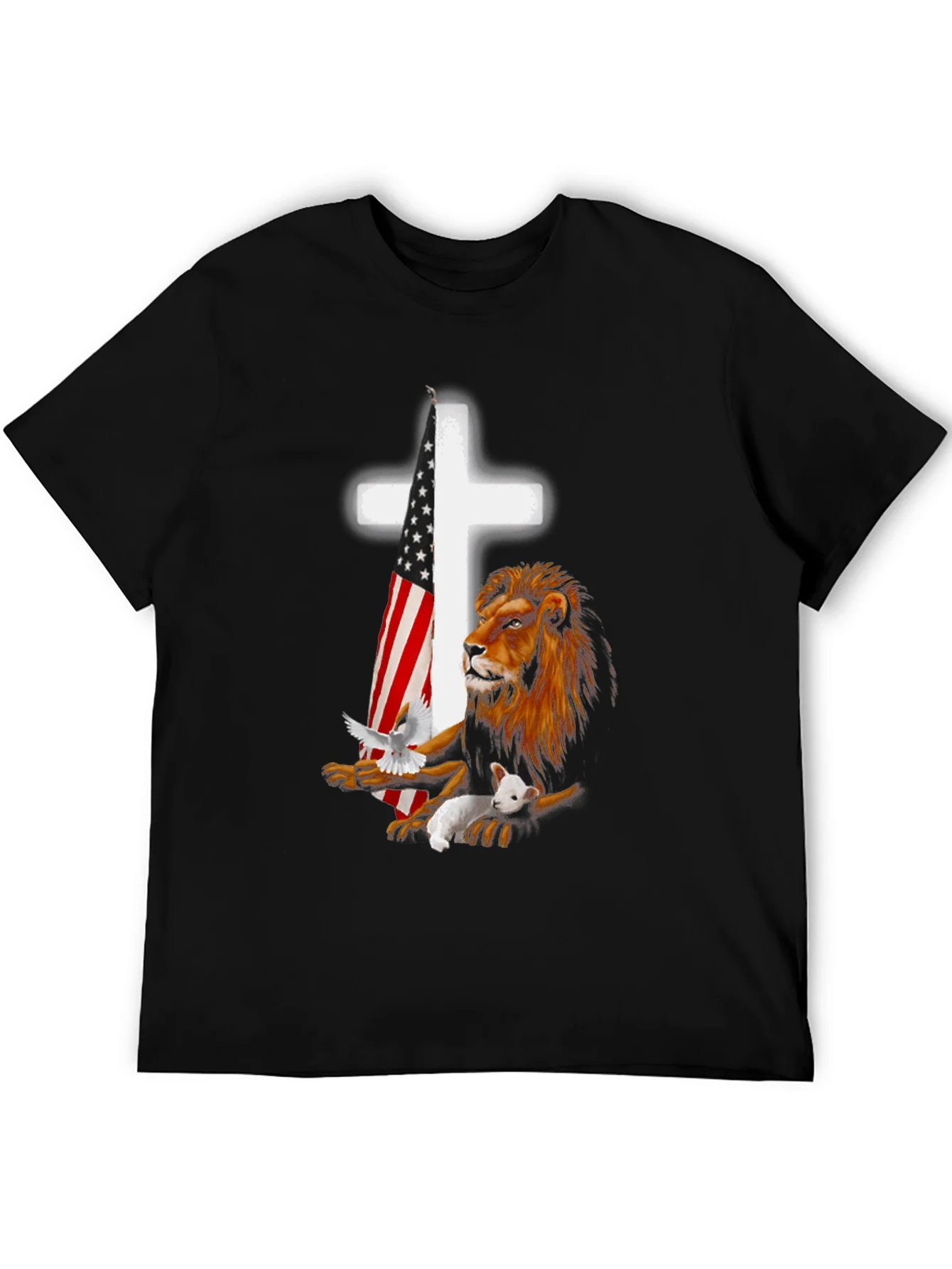 Rebbecca Lion and Lamb Christian T-Shirt