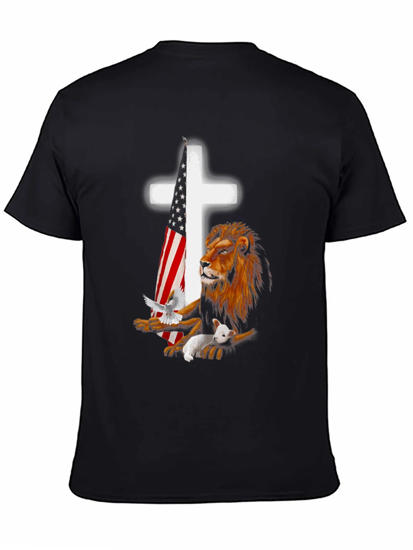 Rebbecca Lion and Lamb Christian T-Shirt