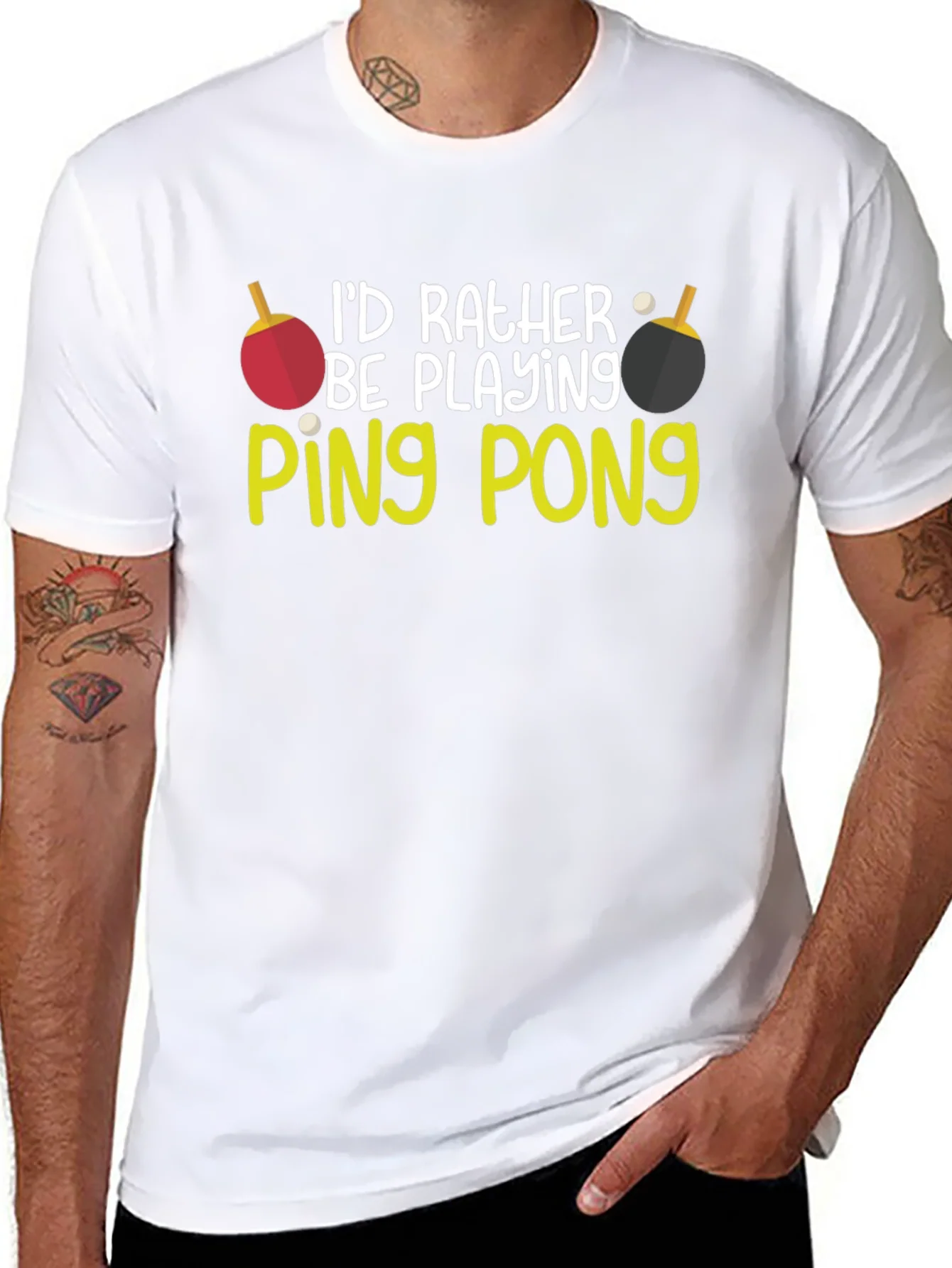 Rebbecca Id Rather Be Playing Ping Pong T-Shirt