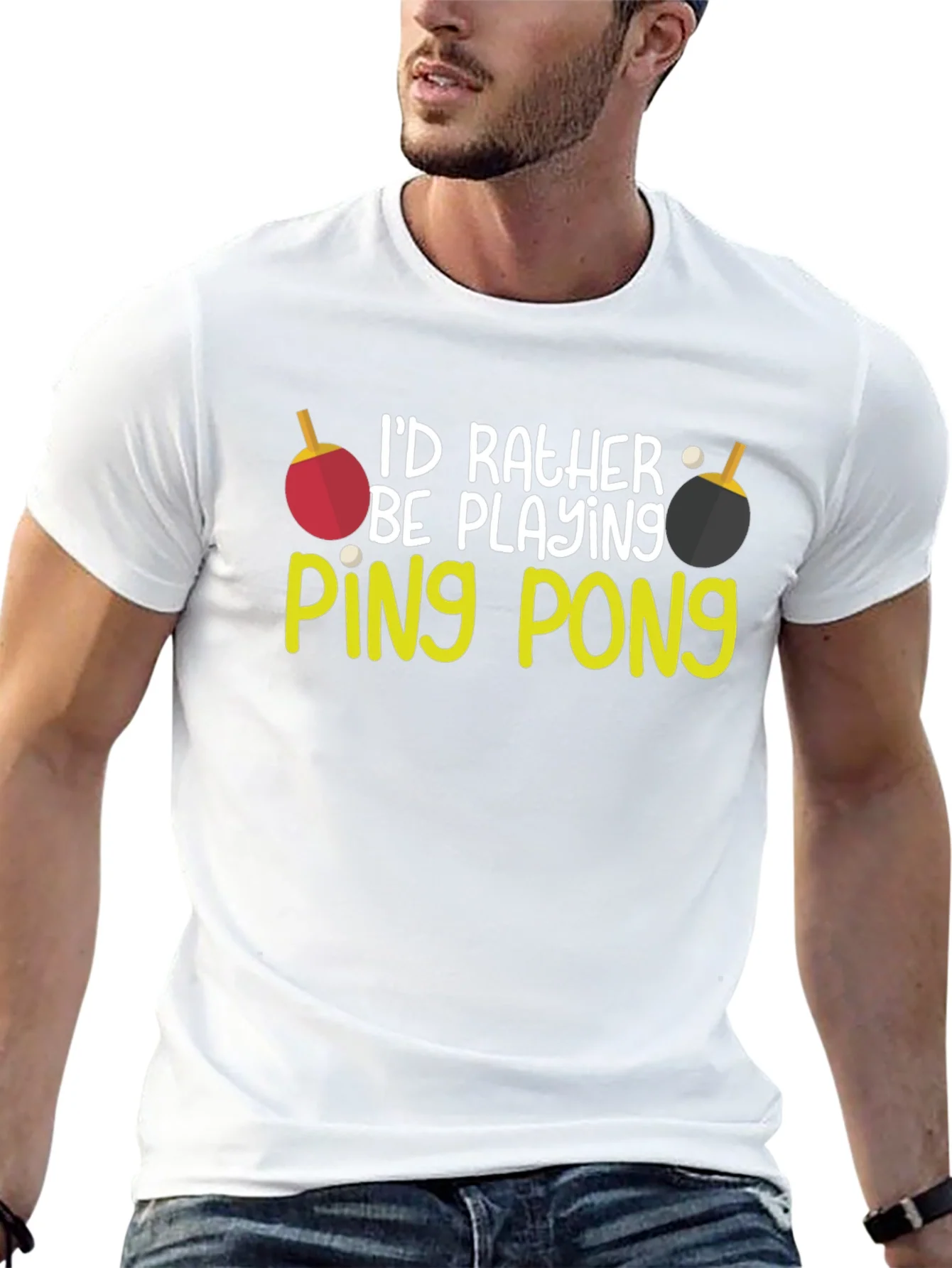 Rebbecca Id Rather Be Playing Ping Pong T-Shirt