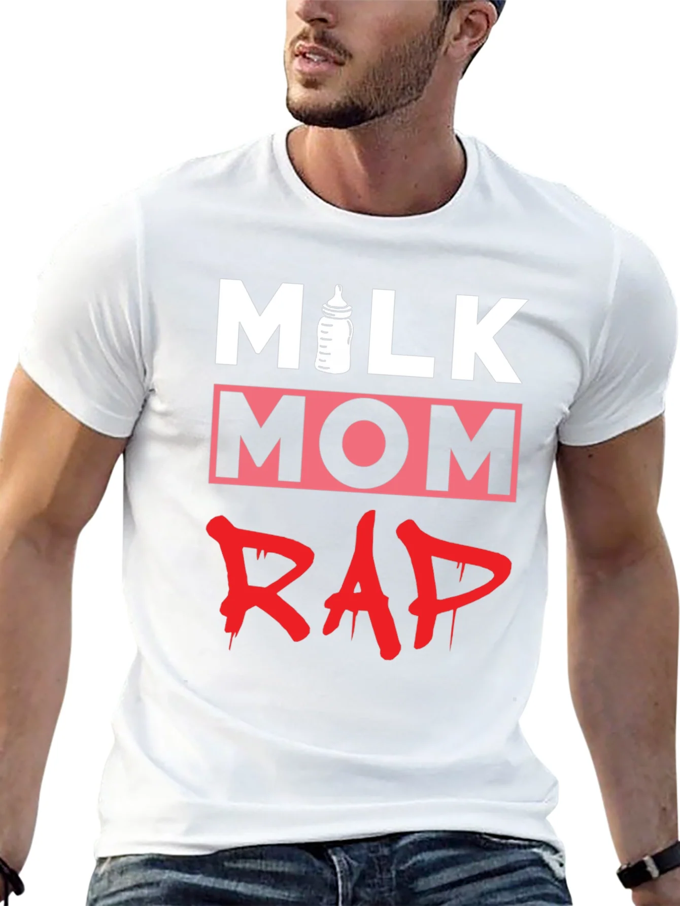 Rebbecca Milk Mom Rap Funny Graphic T-Shirt