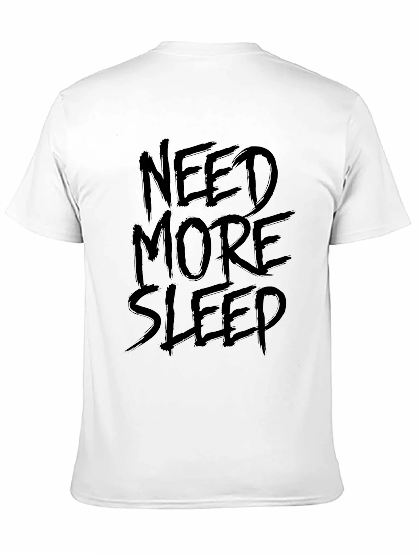 Rebbecca Need More Sleep Black Graphic T-Shirt