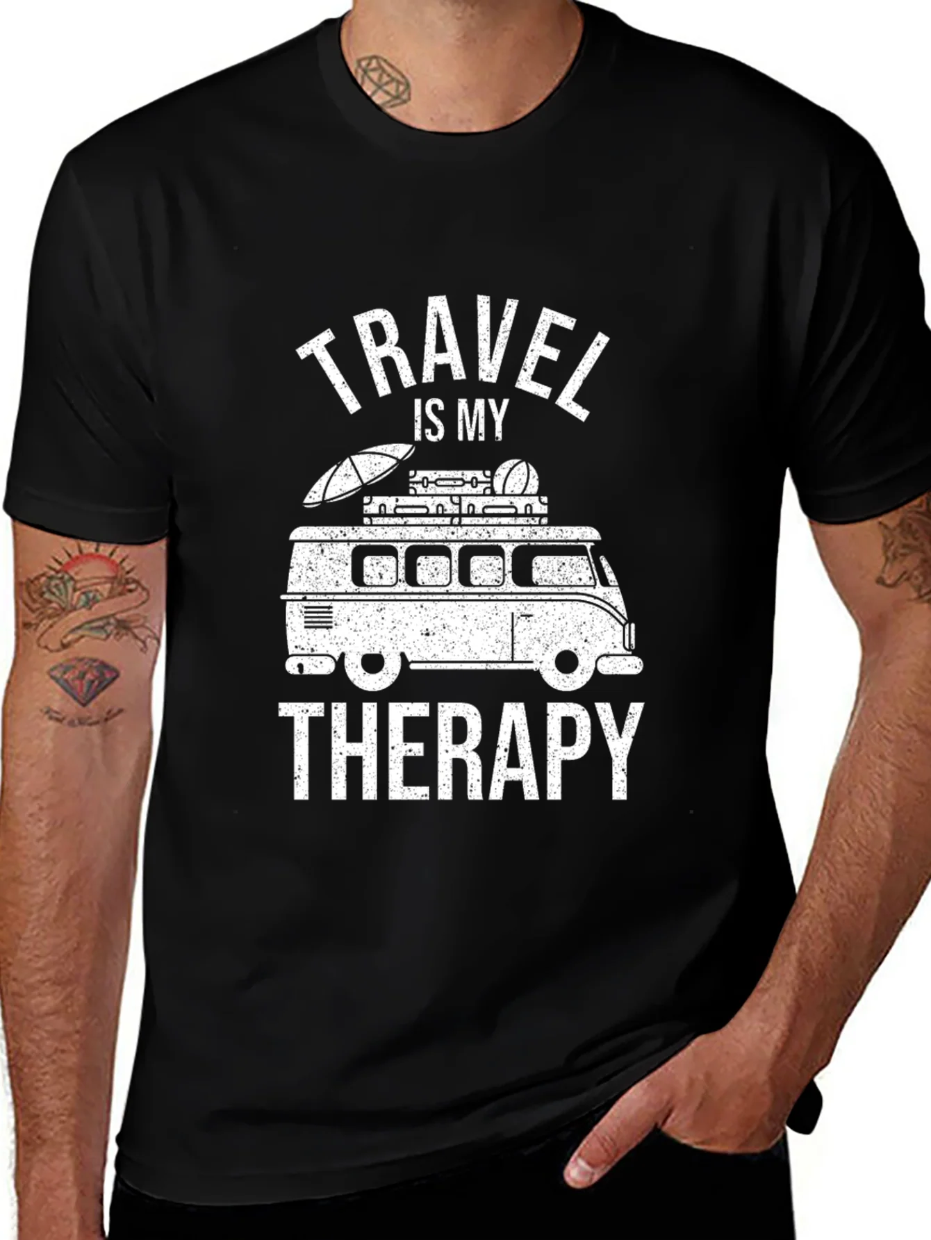 Rebbecca Travel Is My Therapy Graphic Tee