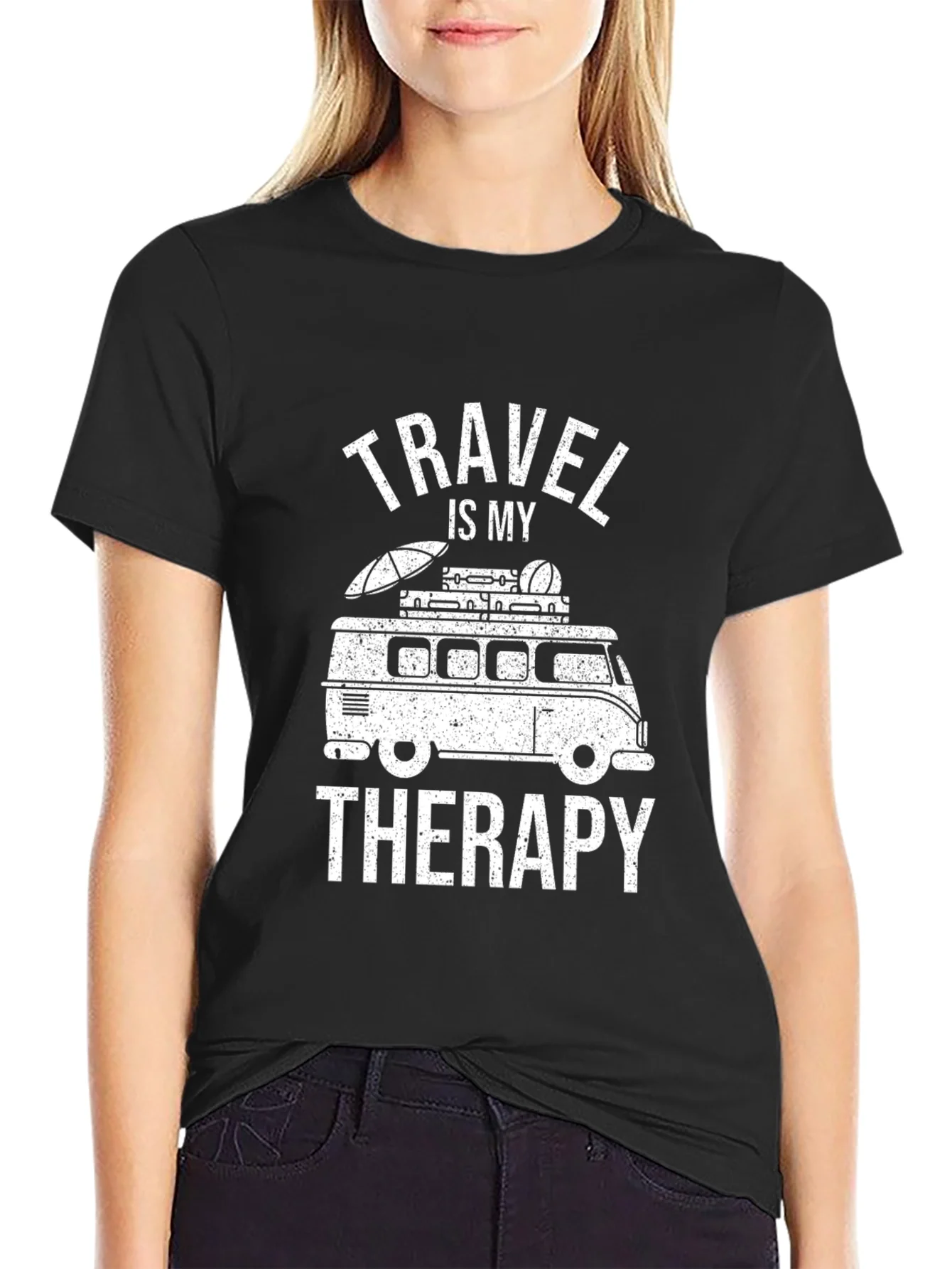 Rebbecca Travel Is My Therapy Graphic Tee