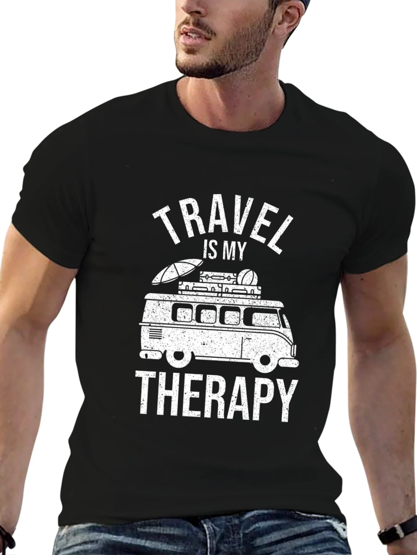 Rebbecca Travel Is My Therapy Graphic Tee