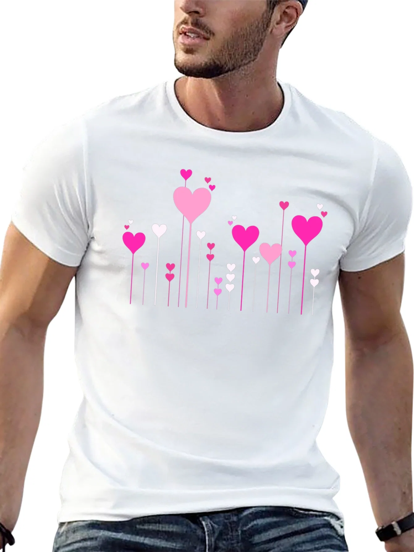 Rebbecca Heart Throb Tee - Love Design Black T-Shirt
