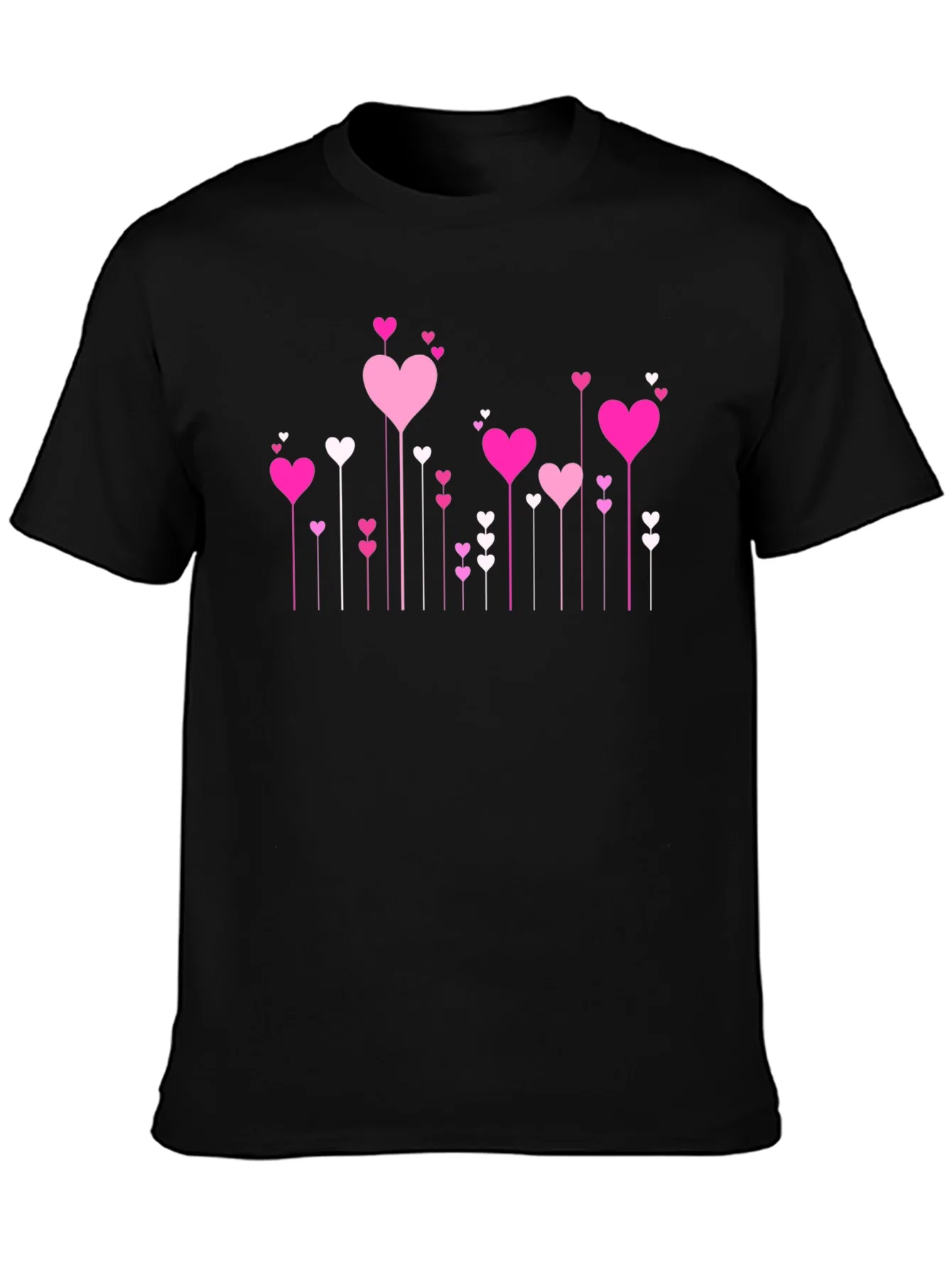Rebbecca Heart Throb Tee - Love Design Black T-Shirt