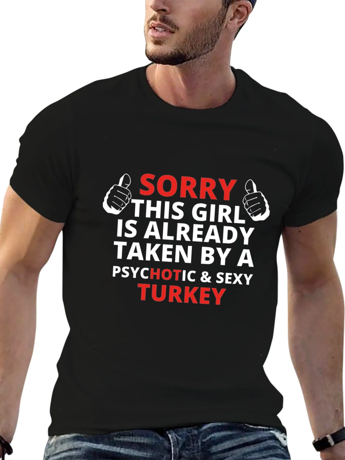 Camiseta Hombre - Taken By A Turkey