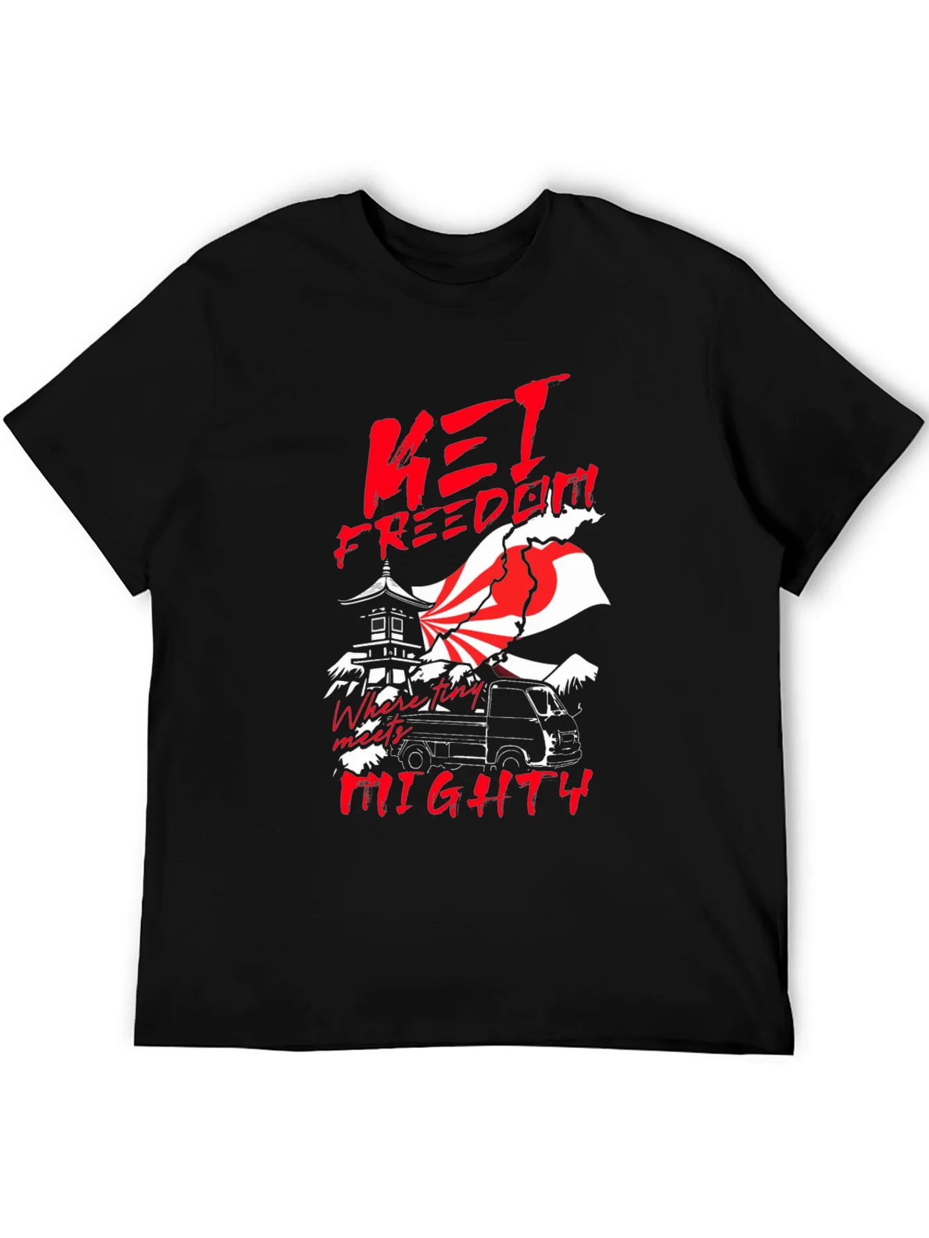 Camiseta Negra Kei Freedom Mighty