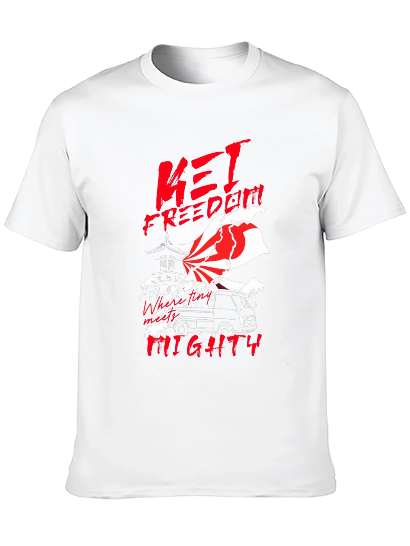 Camiseta Negra Kei Freedom Mighty