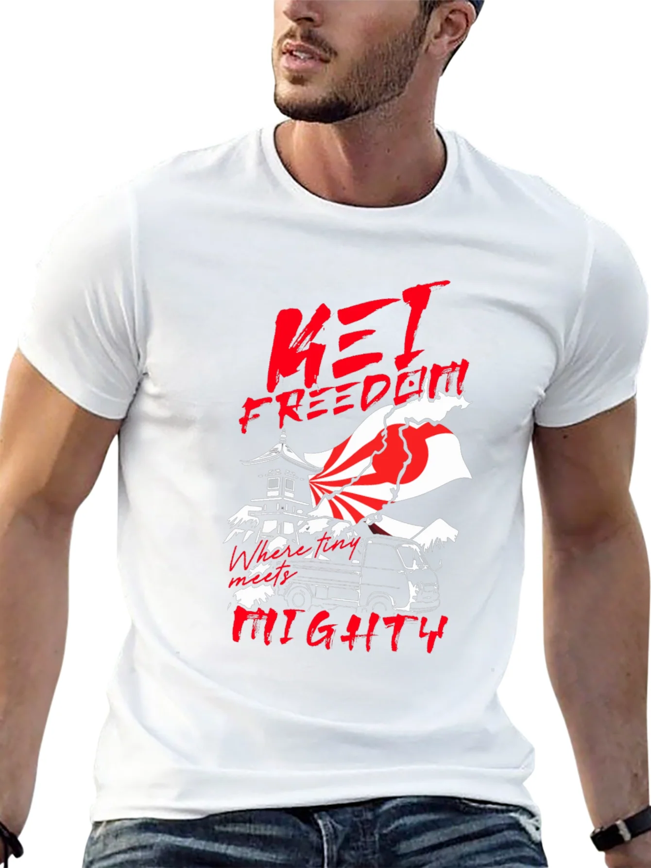 Camiseta Negra Kei Freedom Mighty