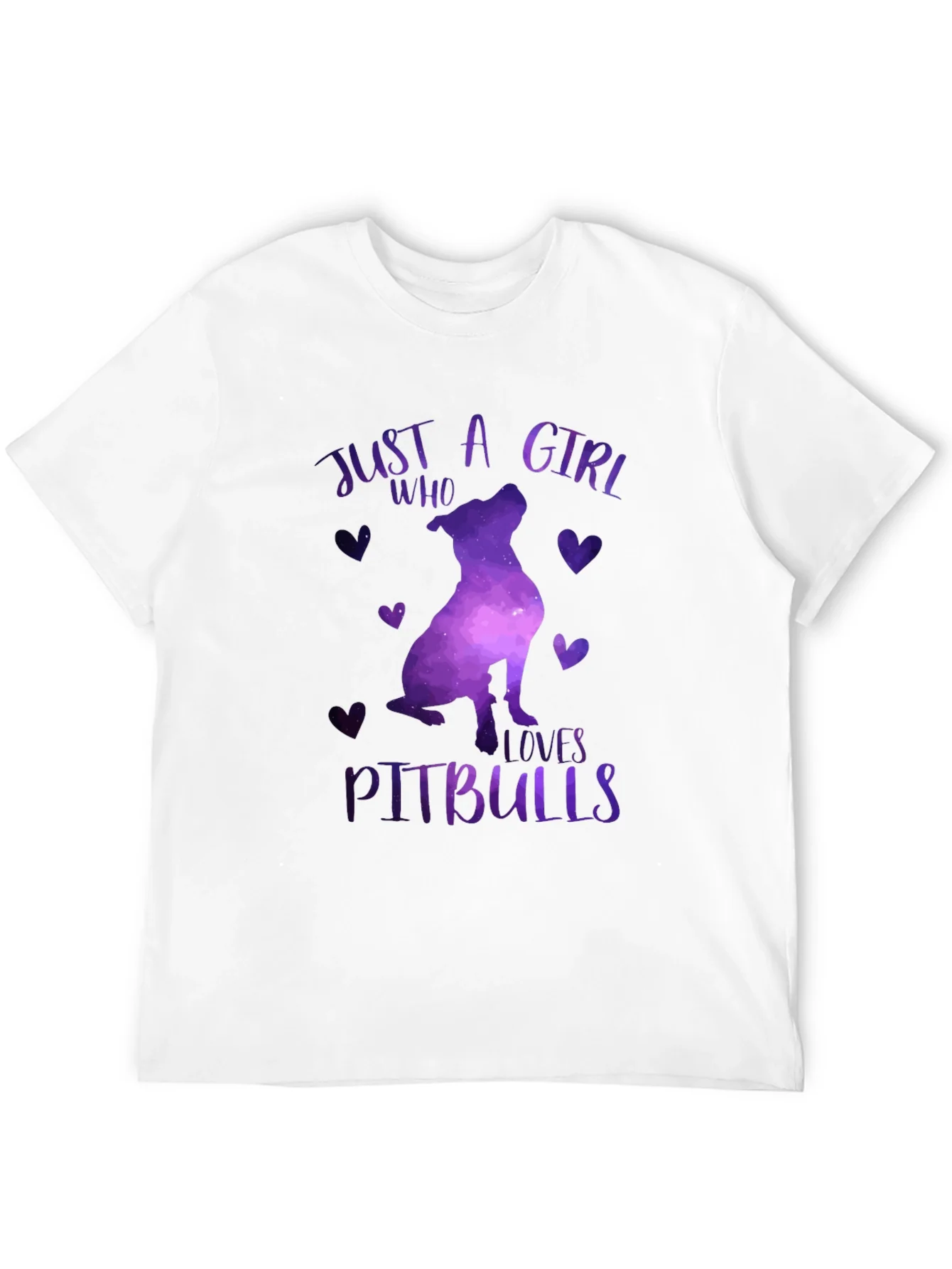 Rebbecca Just A Girl Who Loves Pitbulls T-Shirt