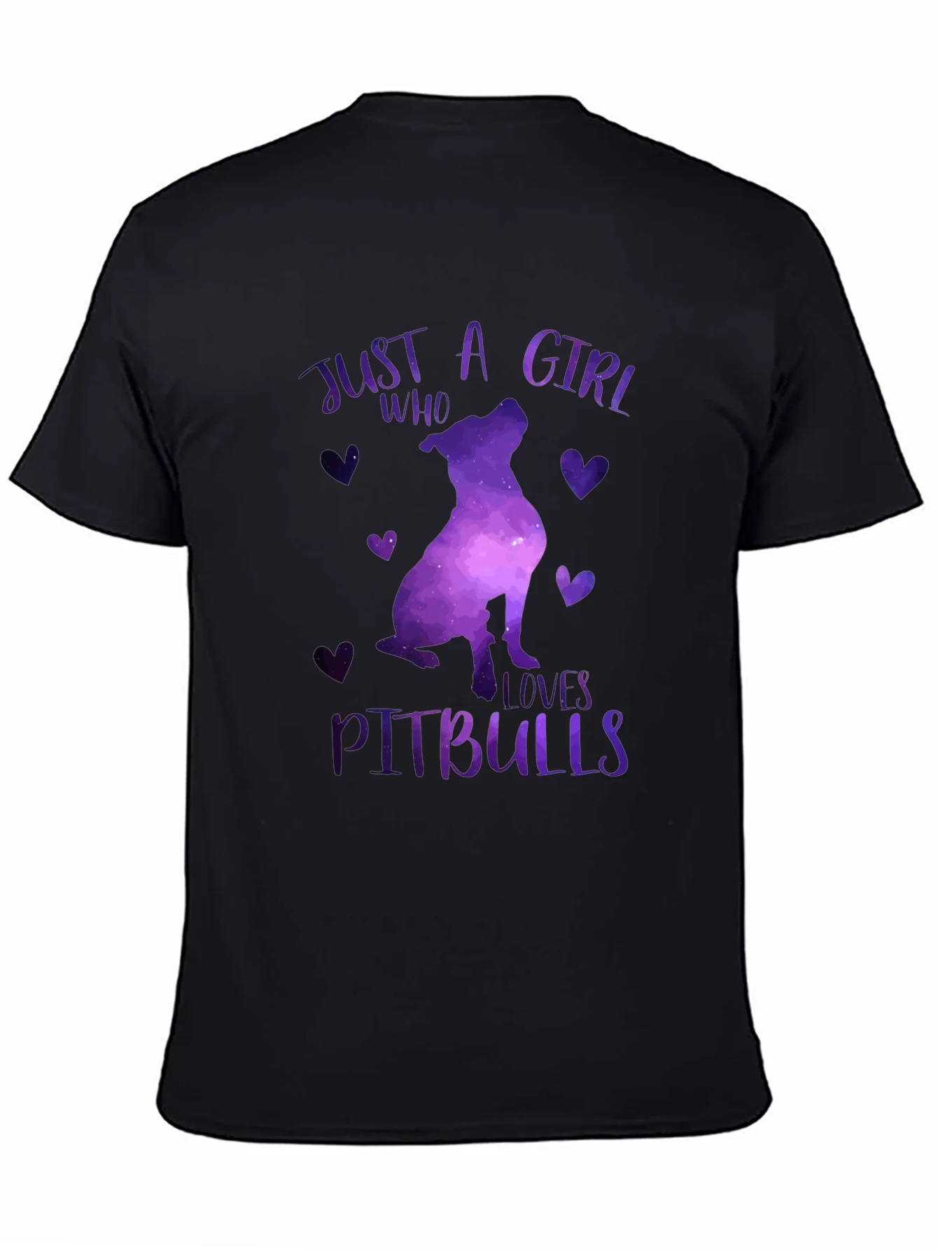 Rebbecca Just A Girl Who Loves Pitbulls T-Shirt