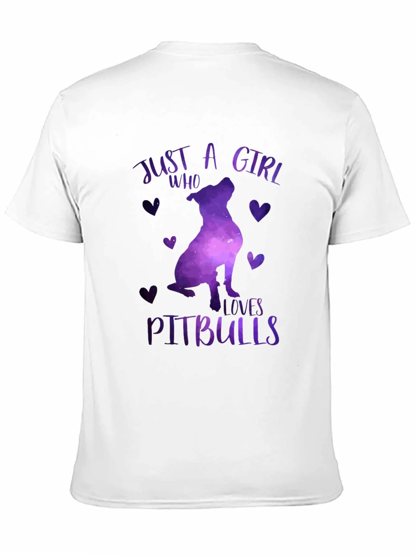 Rebbecca Just A Girl Who Loves Pitbulls T-Shirt