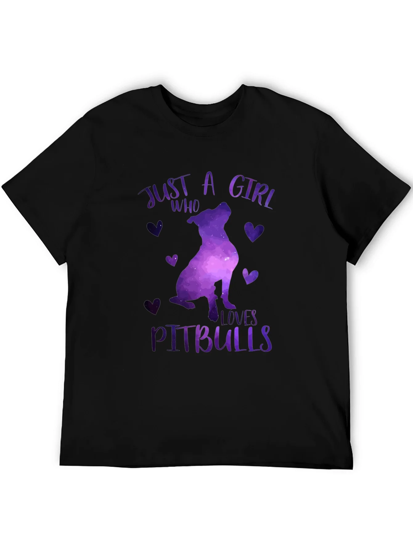 Rebbecca Just A Girl Who Loves Pitbulls T-Shirt