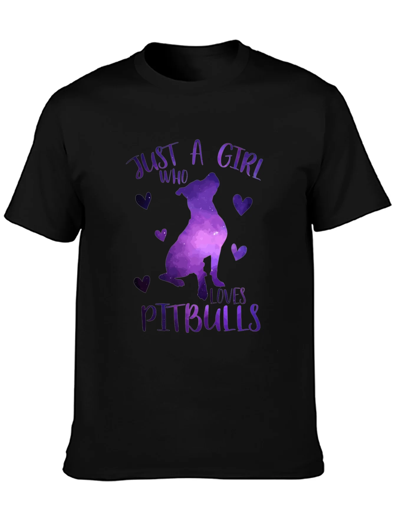 Rebbecca Just A Girl Who Loves Pitbulls T-Shirt