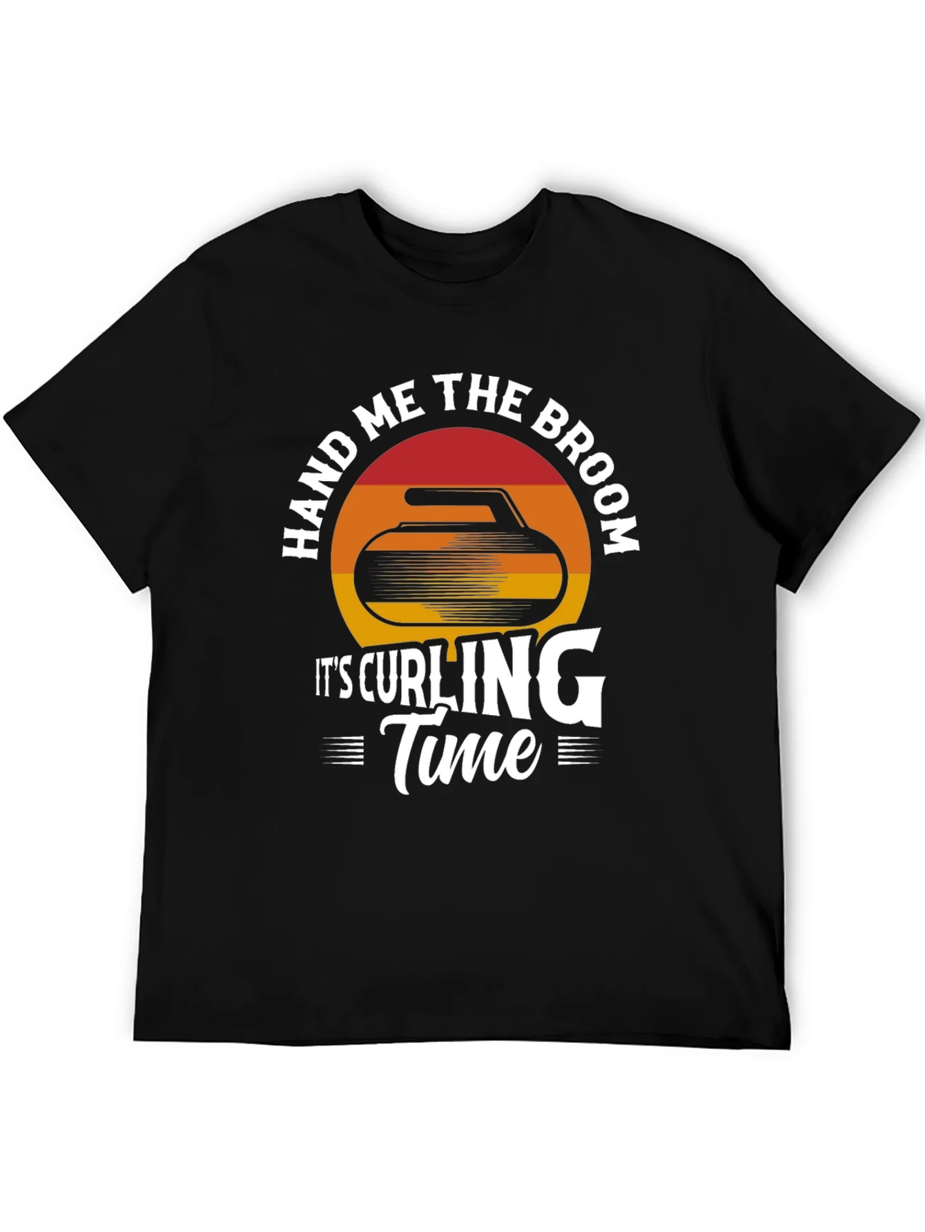 Rebbecca Curling Time Black T-Shirt