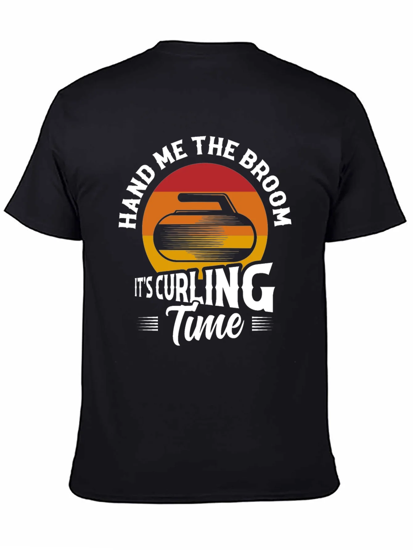 Rebbecca Curling Time Black T-Shirt