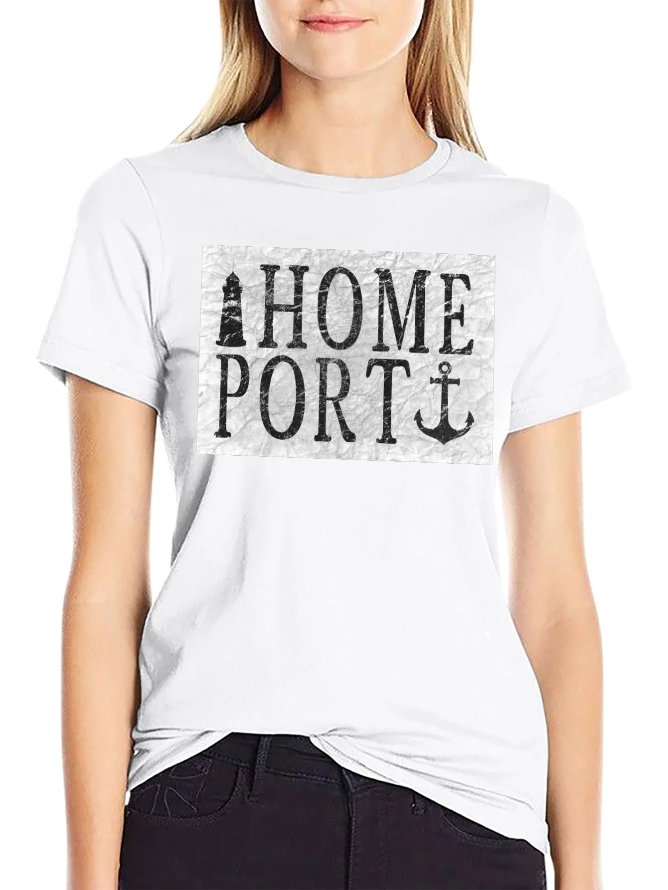 Camiseta Negra Home Port N¨¢utica