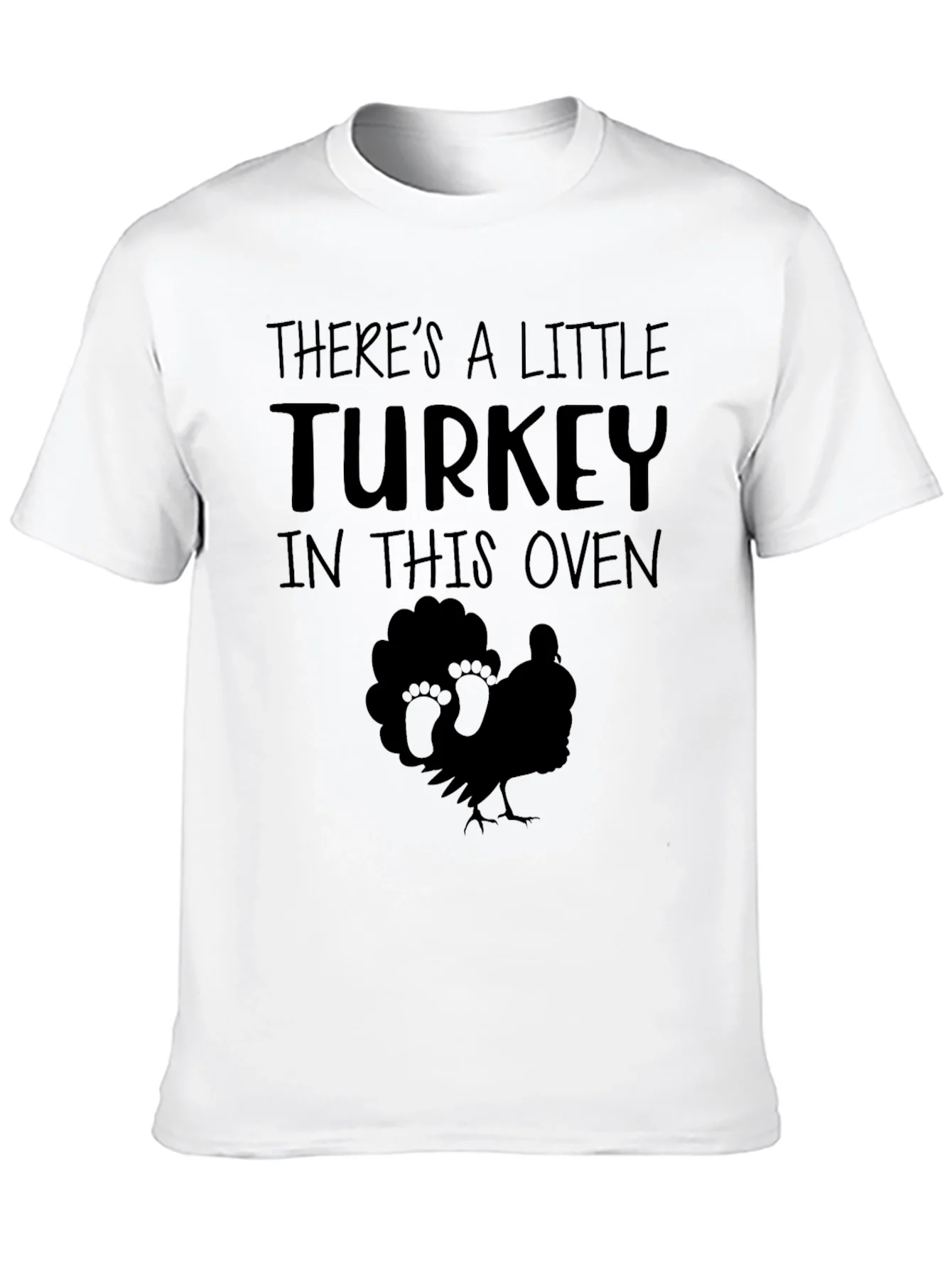 Rebbecca Funny Pregnancy Announcement Turkey T-Shirt