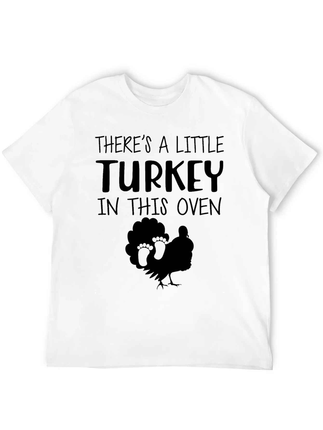 Rebbecca Funny Pregnancy Announcement Turkey T-Shirt