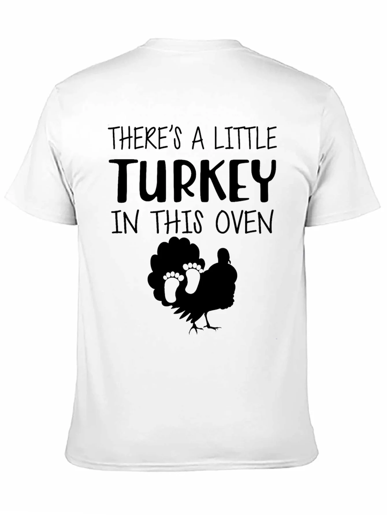 Rebbecca Funny Pregnancy Announcement Turkey T-Shirt