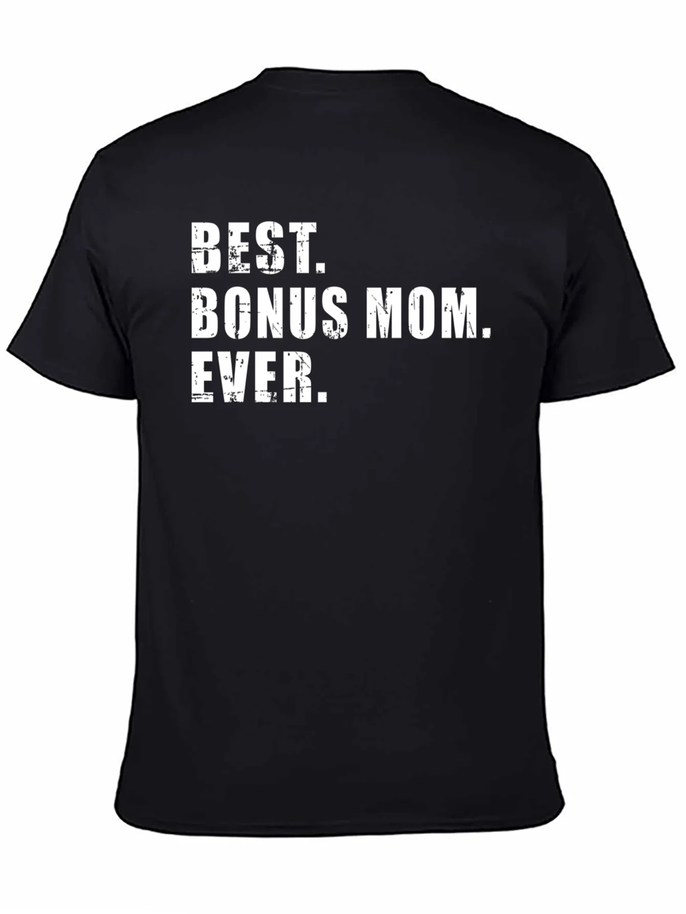 Camiseta Negra Best Bonus Mom Ever
