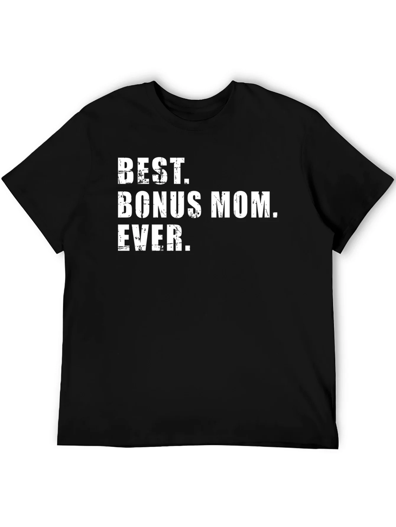 Camiseta Negra Best Bonus Mom Ever
